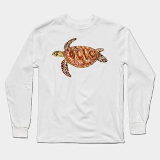 Green turtle Chelonia mydas Long Sleeve T-Shirt